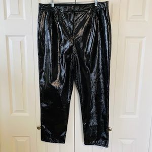 Super Gloss High Shine Faux Leather Pants | 16
